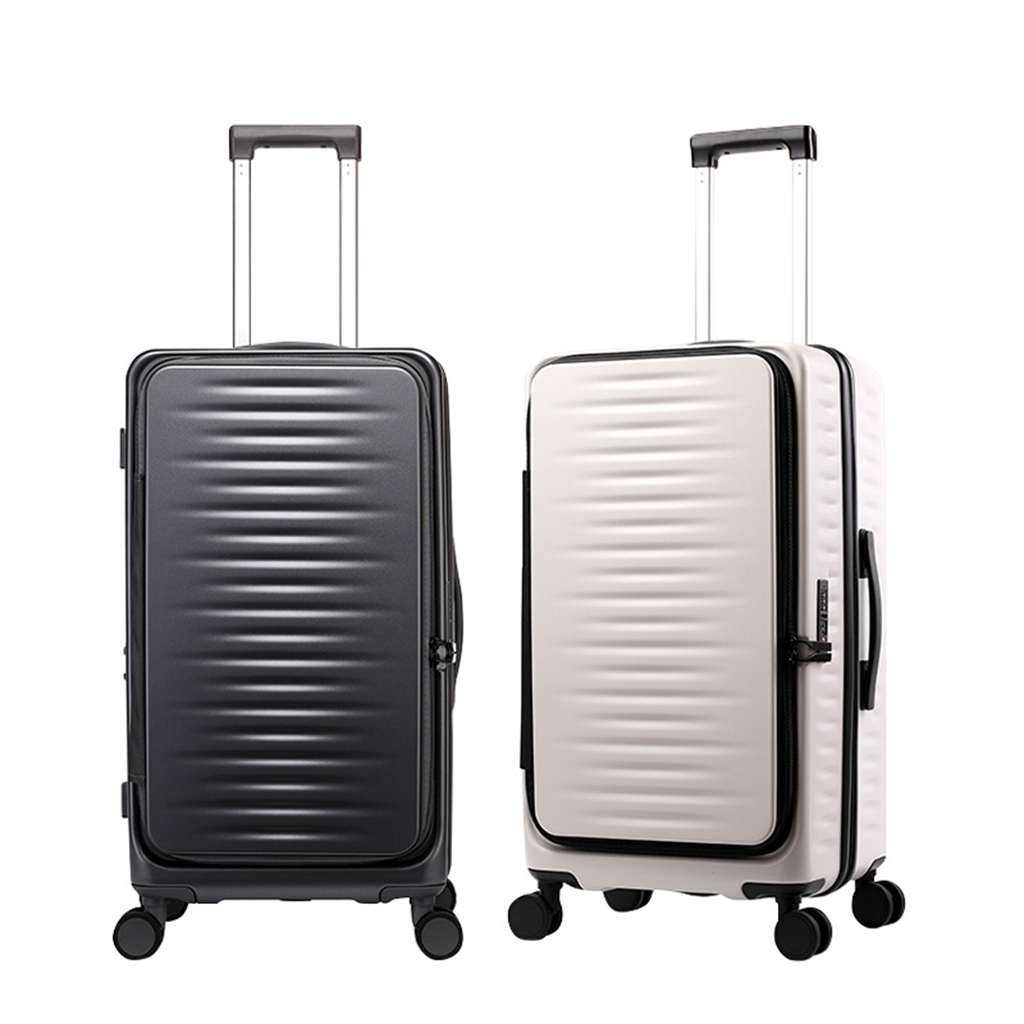 Front compartment,Hard side, Expandable Luggage, White/ Grey / Black / Pink, 20/24/26/29/30 inch.