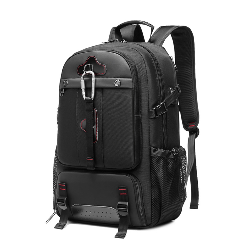Business Travel Large capacity Backpack --17’’ Laptop Compartment, Water Resistant,USB Charging port, Shoe Compartment,Expandable, Black / Green / blue / camouflage black / camouflage